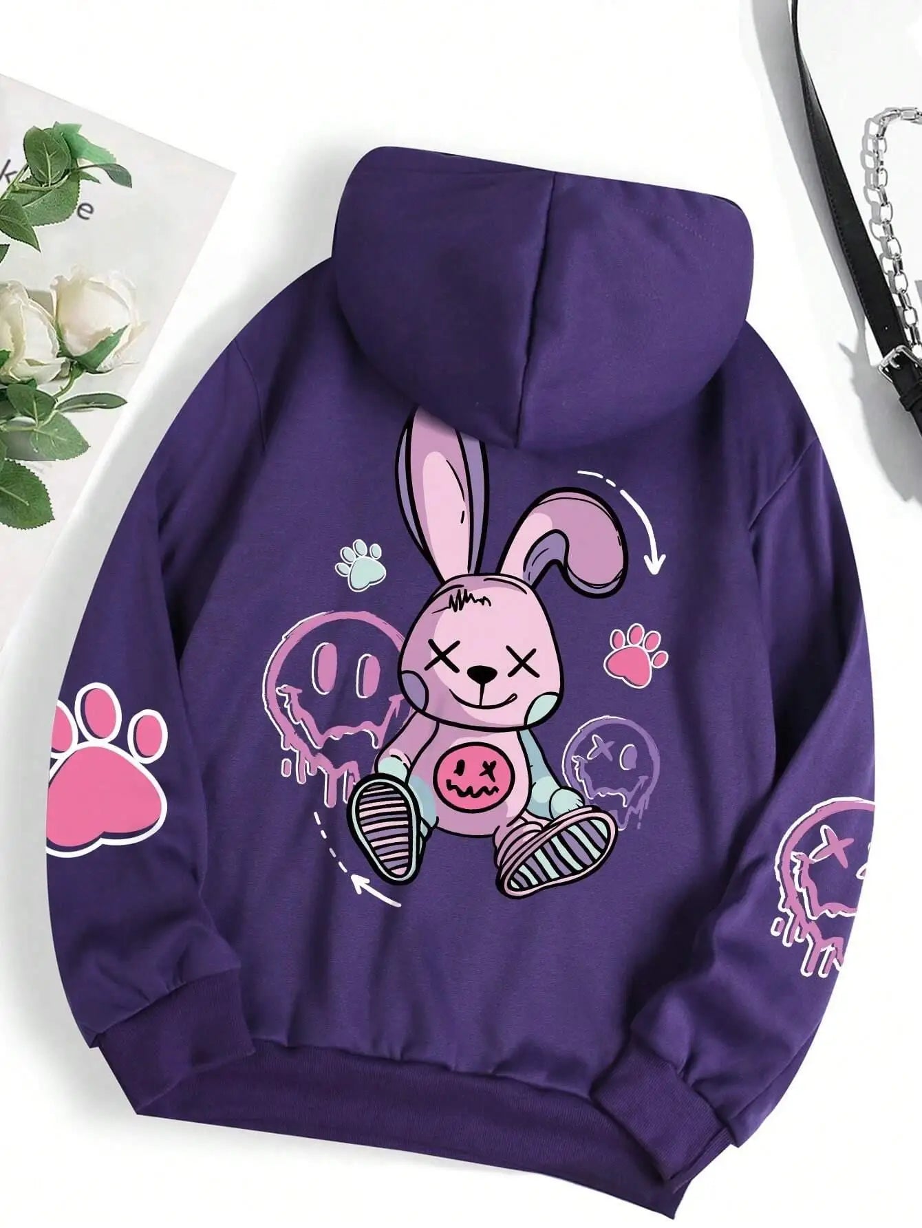 Hip Hop Street Casual Printed Female Hoodies Fashion