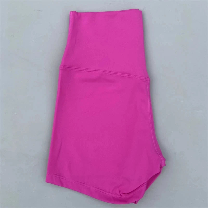 Sexy Solid Color Women Fitness Sport Short High