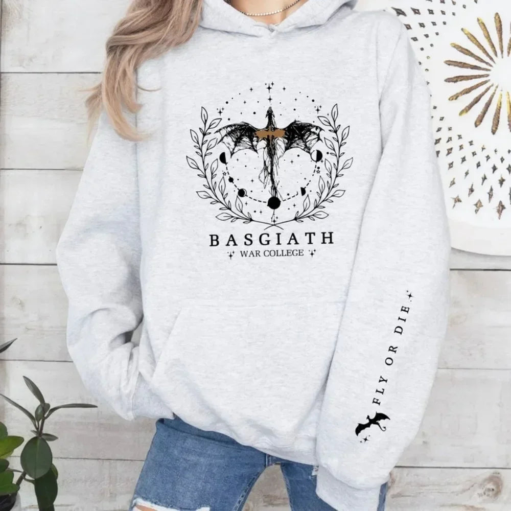 2025 Women's Fall/Winter Hoodie Fourth Wing Sweatshirt
