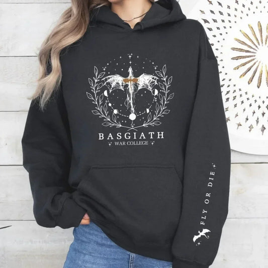 2025 Women's Fall/Winter Hoodie Fourth Wing Sweatshirt