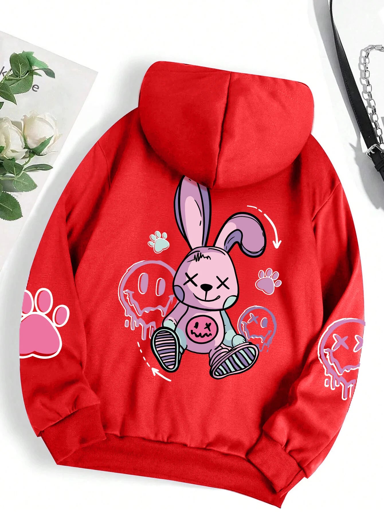Hip Hop Street Casual Printed Female Hoodies Fashion