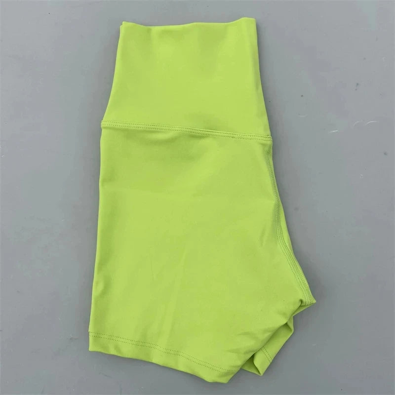 Sexy Solid Color Women Fitness Sport Short High