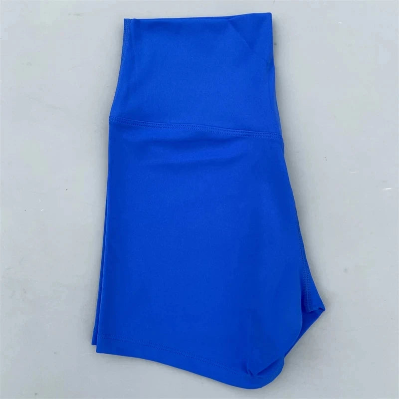 Sexy Solid Color Women Fitness Sport Short High