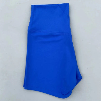 Sexy Solid Color Women Fitness Sport Short High