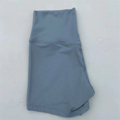Sexy Solid Color Women Fitness Sport Short High
