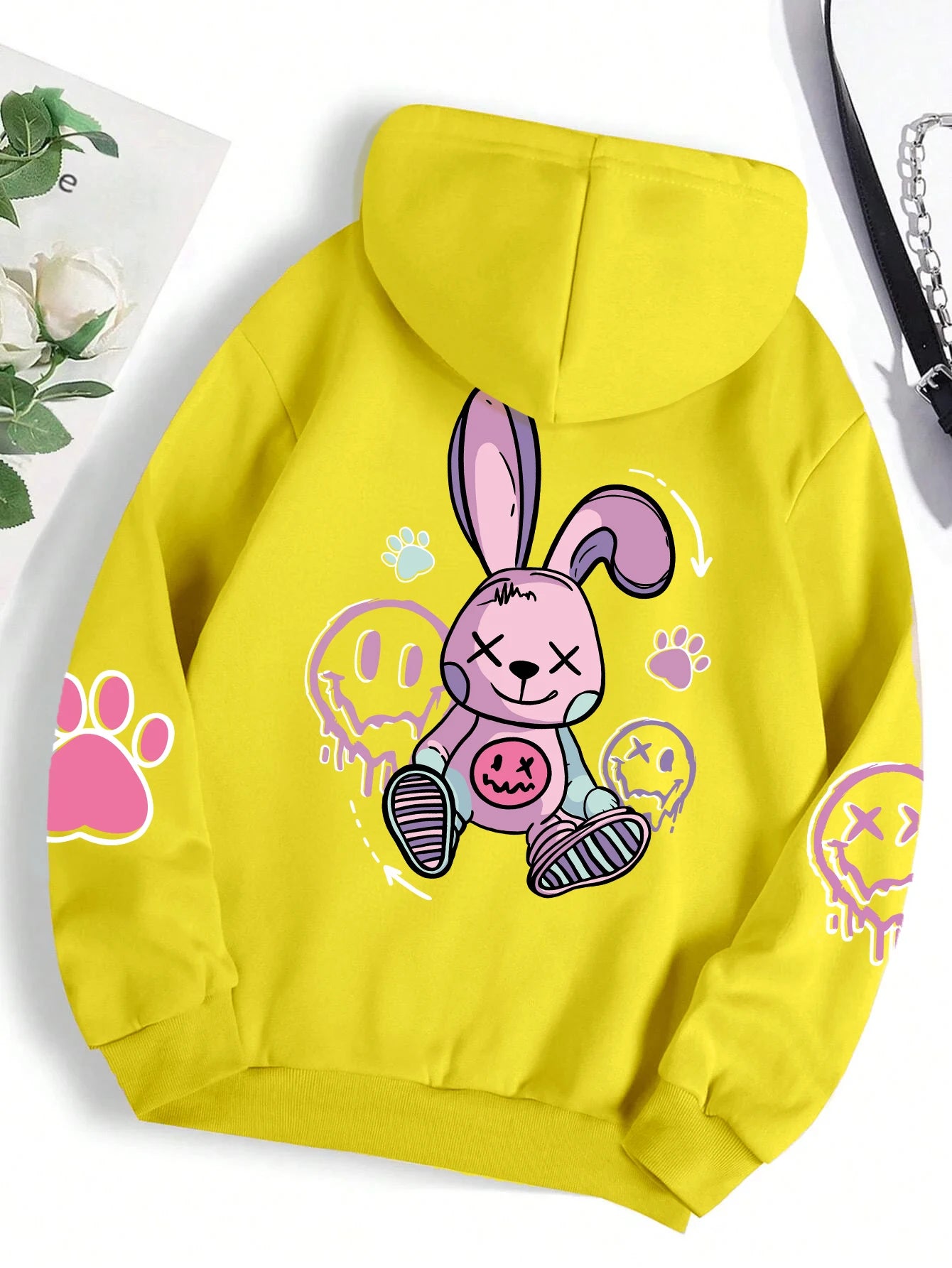 Hip Hop Street Casual Printed Female Hoodies Fashion