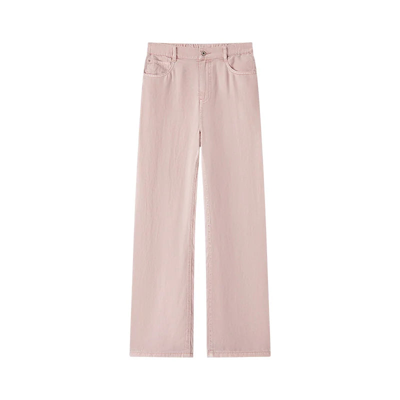 Semir Jeans Women Elastic Waist Long Trousers 2025