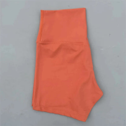 Sexy Solid Color Women Fitness Sport Short High