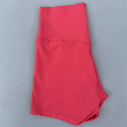 Sexy Solid Color Women Fitness Sport Short High