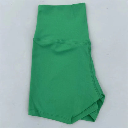 Sexy Solid Color Women Fitness Sport Short High
