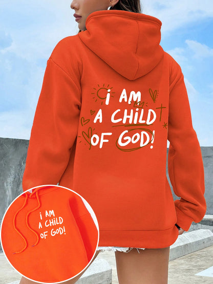 I Am A Child Of God Women Hoodie Street Casual Hooded