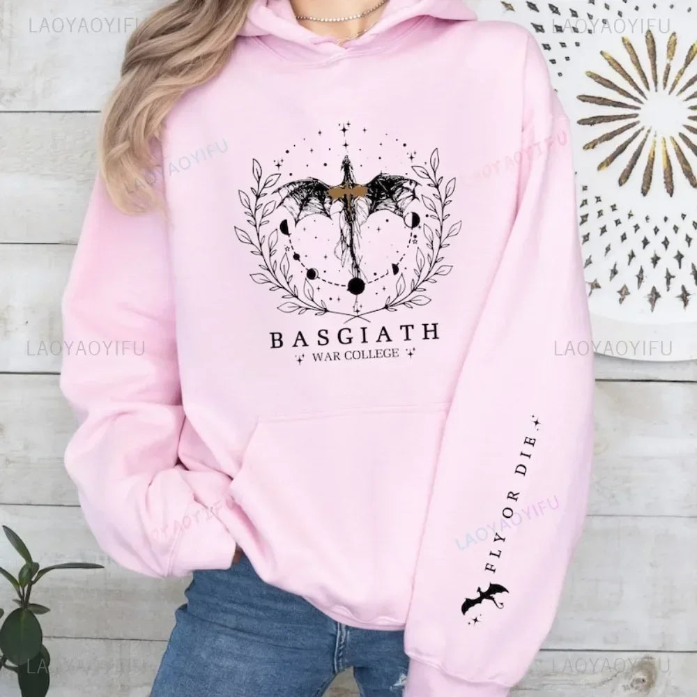 2025 Women's Fall/Winter Hoodie Fourth Wing Sweatshirt