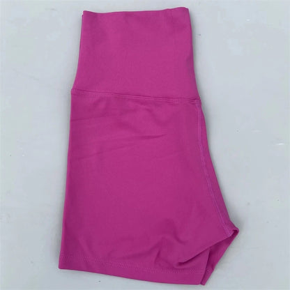 Sexy Solid Color Women Fitness Sport Short High
