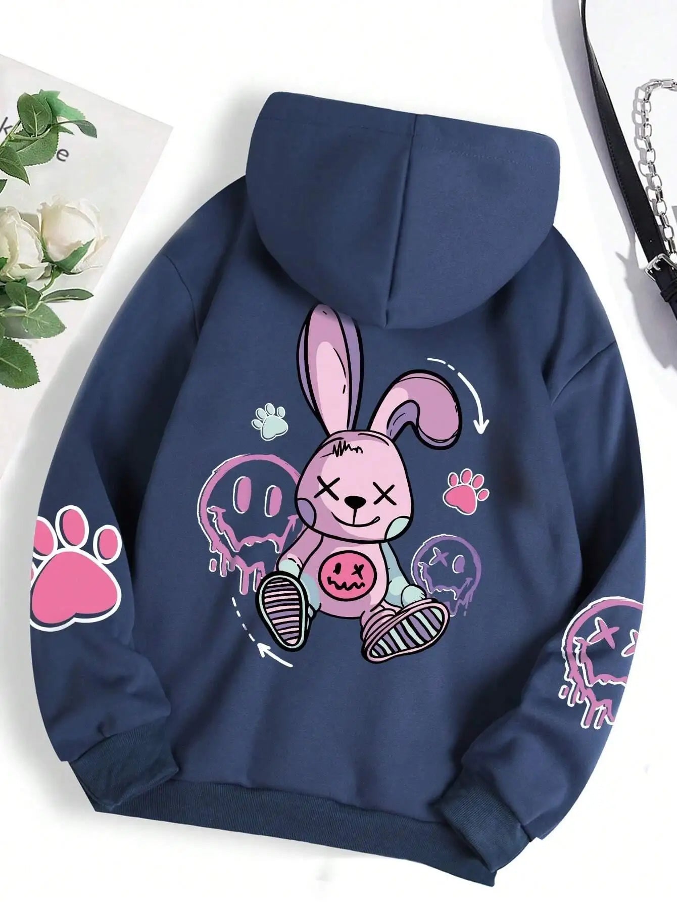 Hip Hop Street Casual Printed Female Hoodies Fashion