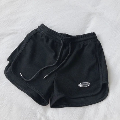 Women Casual Drawstring Sports Shorts Summe