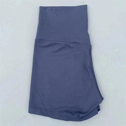 Sexy Solid Color Women Fitness Sport Short High