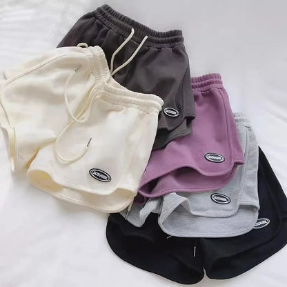 Women Casual Drawstring Sports Shorts Summe