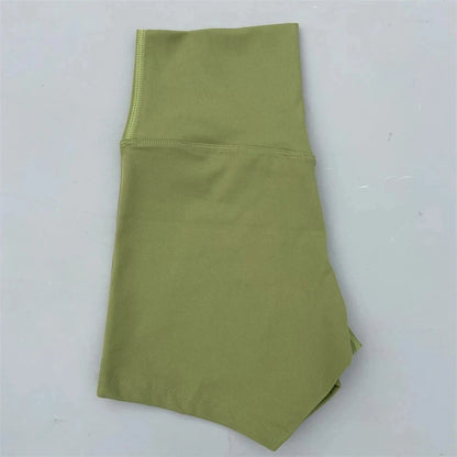 Sexy Solid Color Women Fitness Sport Short High