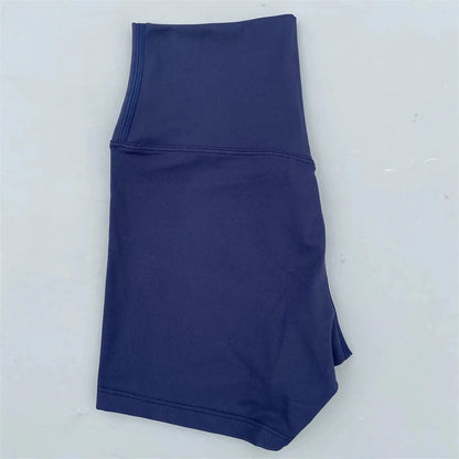 Sexy Solid Color Women Fitness Sport Short High