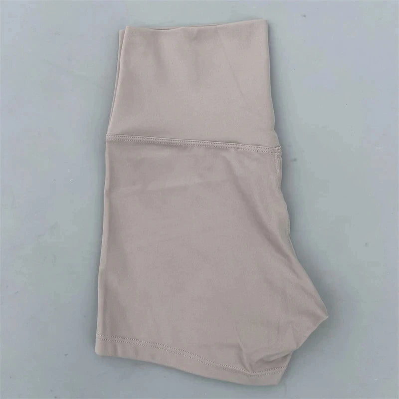 Sexy Solid Color Women Fitness Sport Short High