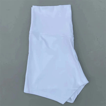 Sexy Solid Color Women Fitness Sport Short High