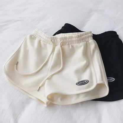 Women Casual Drawstring Sports Shorts Summe