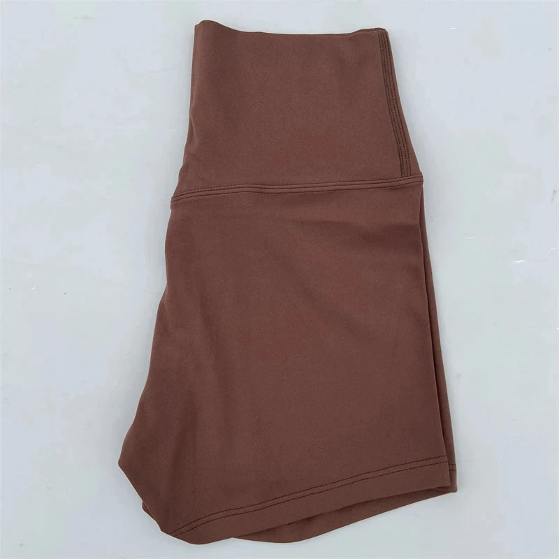 Sexy Solid Color Women Fitness Sport Short High