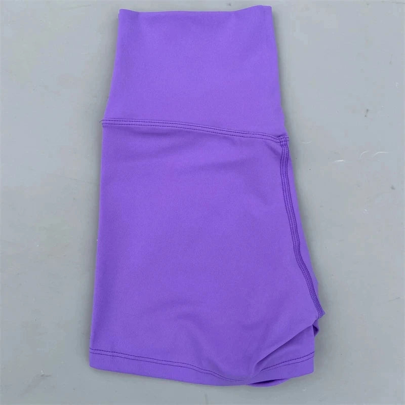 Sexy Solid Color Women Fitness Sport Short High