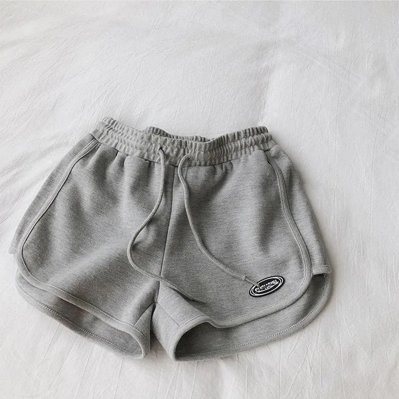 Women Casual Drawstring Sports Shorts Summe