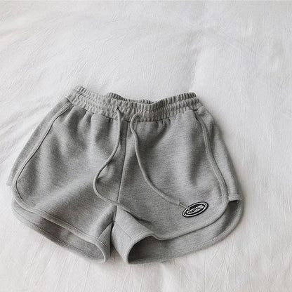 Women Casual Drawstring Sports Shorts Summe