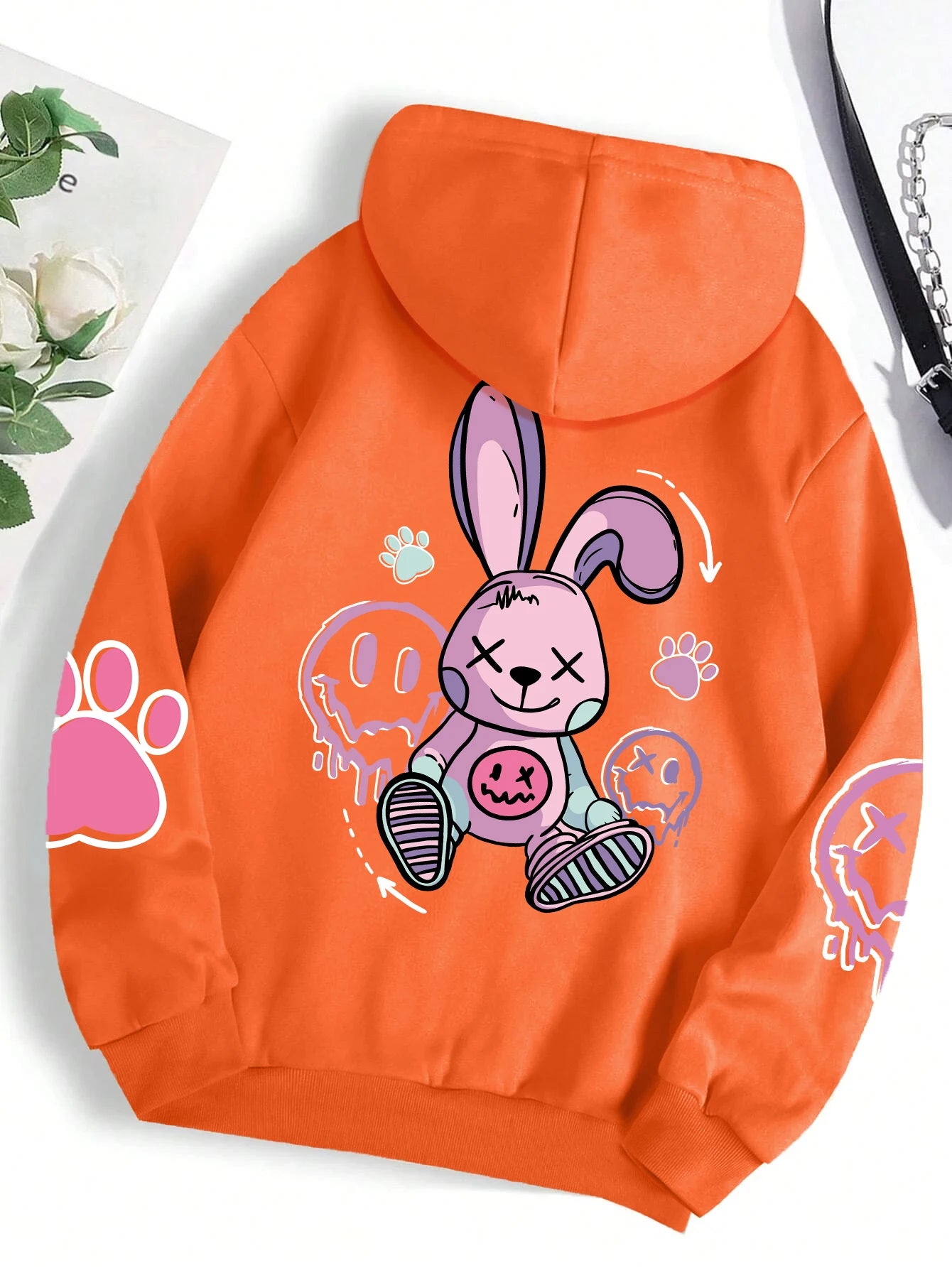Hip Hop Street Casual Printed Female Hoodies Fashion