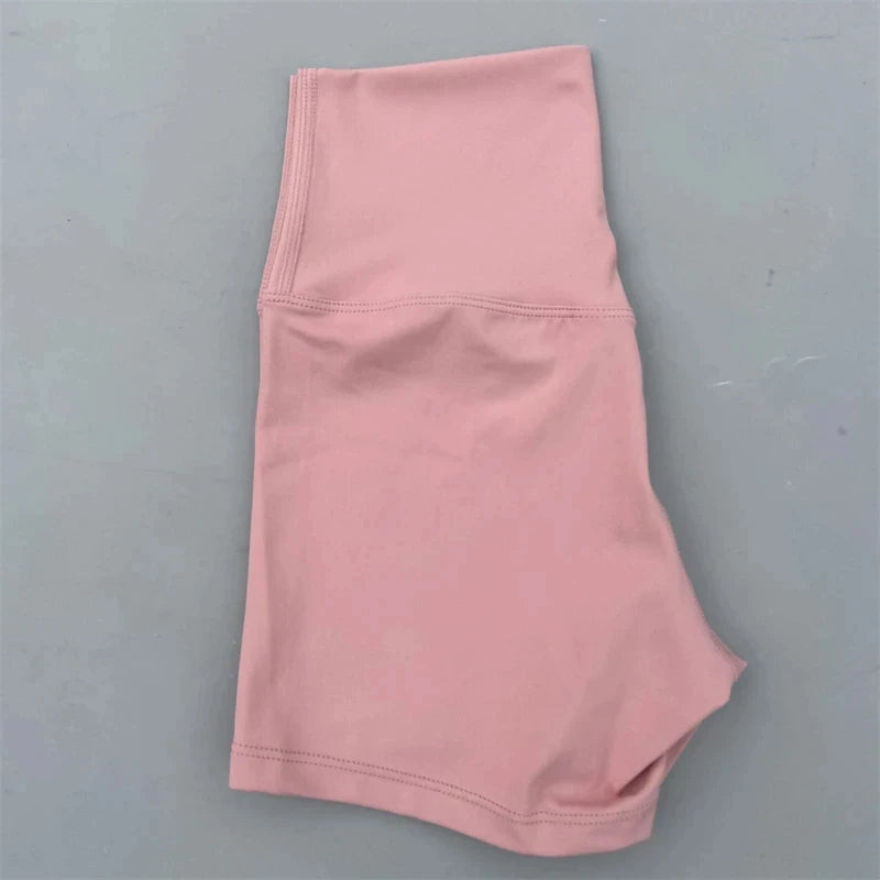Sexy Solid Color Women Fitness Sport Short High