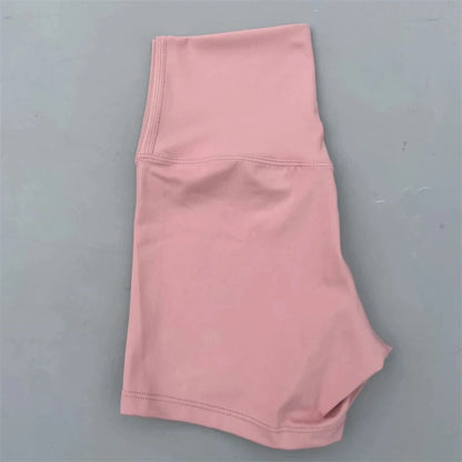 Sexy Solid Color Women Fitness Sport Short High