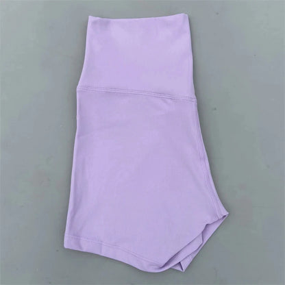 Sexy Solid Color Women Fitness Sport Short High