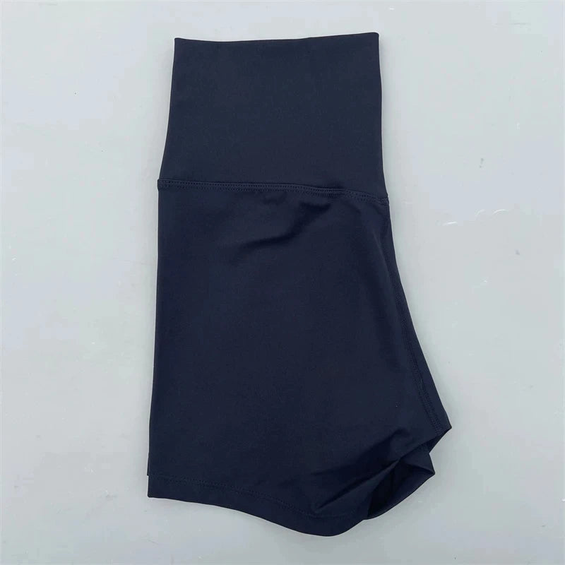 Sexy Solid Color Women Fitness Sport Short High