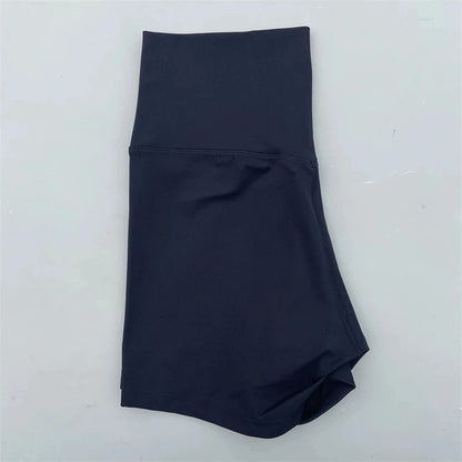 Sexy Solid Color Women Fitness Sport Short High