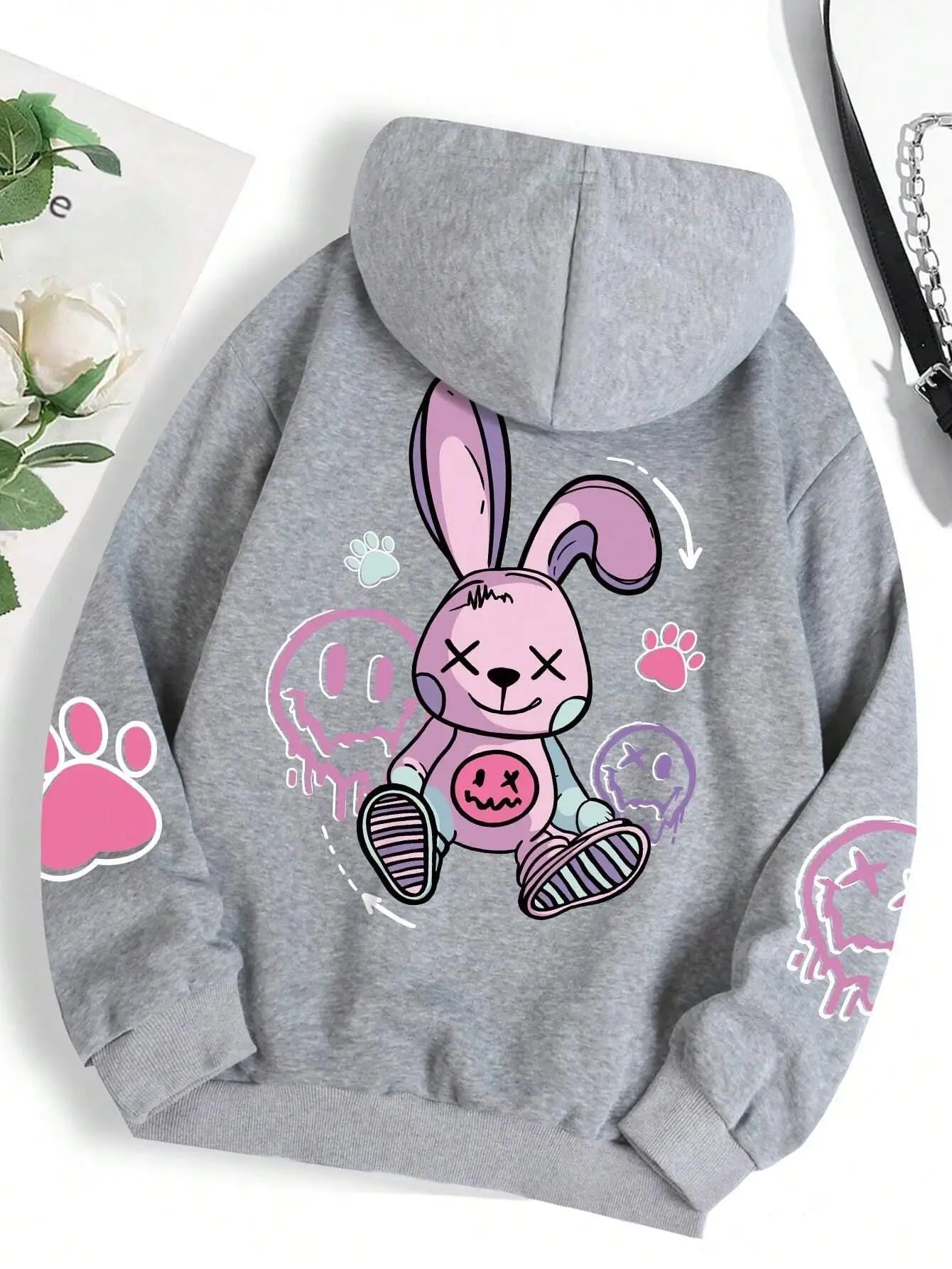 Hip Hop Street Casual Printed Female Hoodies Fashion